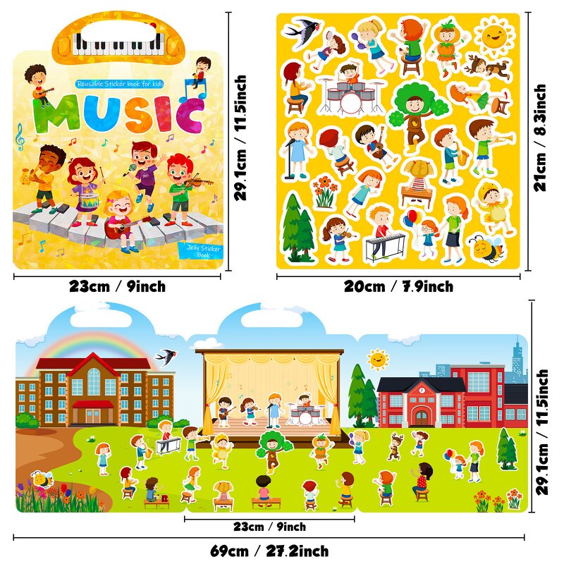 DIY Sticker Book Manufacturer - OEM/ODM Custom Children Early Education Focus