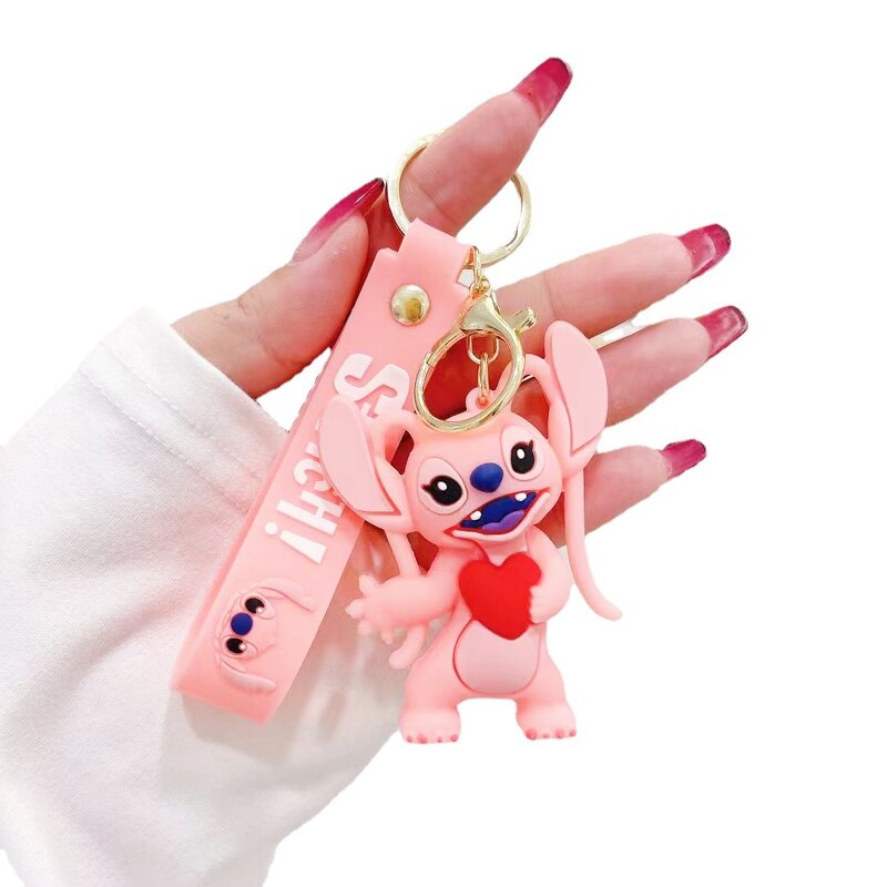 Stitch Keychain Manufacturer - OEM/ODM Custom 6 Styles Rubber 3D Keyring