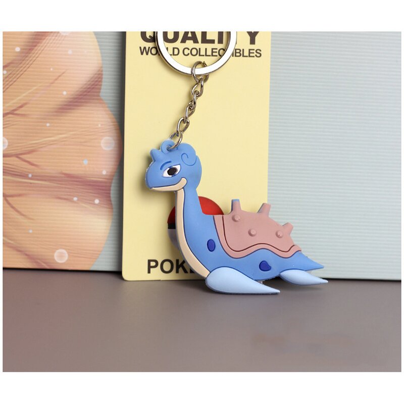 Lapras Keychain Manufacturer - OEM/ODM Custom 5 Styles 5-7cm 3D Keyring