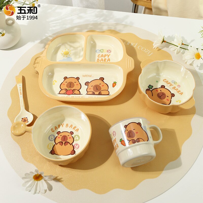 Capybara Tableware Manufacturer - OEM/ODM Custom Melamine Cute Child Set