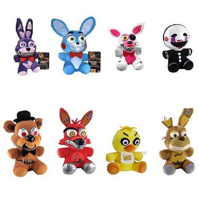 FNAF Plush Toy Manufacturer - OEM/ODM Custom 28 Style Freddy Bonnie Stuffed