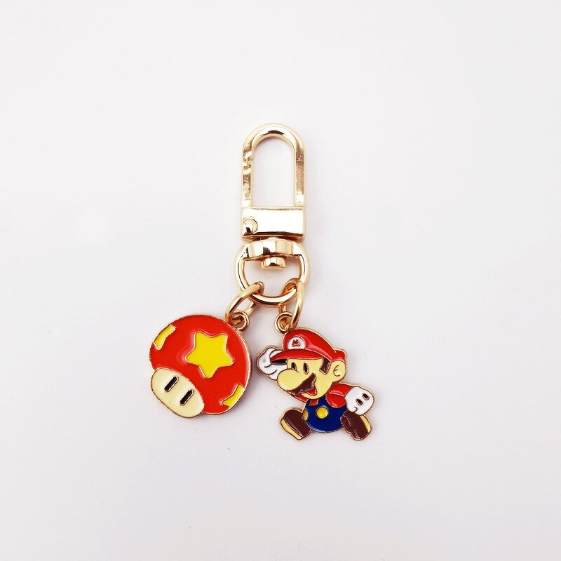 Mario Metal Keychain Manufacturer - OEM/ODM Custom 4 Style Luigi Bowser