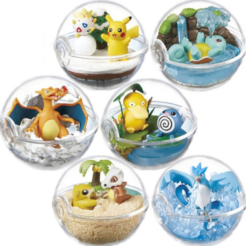 Pokemon Terrarium Figure Manufacturer - OEM/ODM Custom Re-ment Collection 6pcs