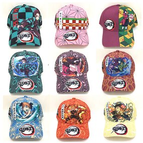 Demon Slayer Baseball Cap Manufacturer - OEM/ODM Custom 16 Styles Peaked Hip Hop