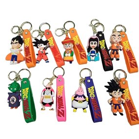 DragonBall Keychain Set Manufacturer - OEM/ODM Custom 8 Styles Broly Beerus Cell