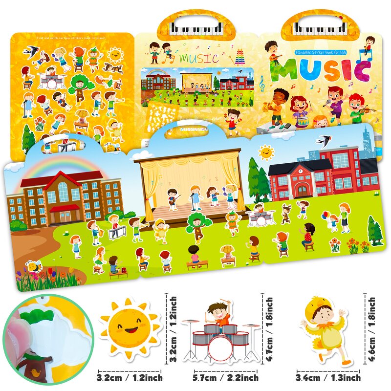 DIY Sticker Book Manufacturer - OEM/ODM Custom Children Early Education Focus