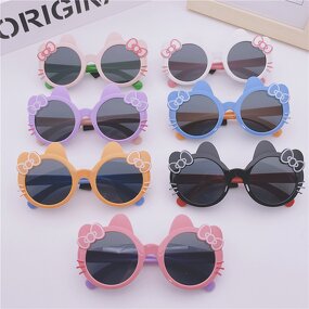 Kids Sunglasses Manufacturer - OEM/ODM Custom Cartoon Cat Beach Glasses