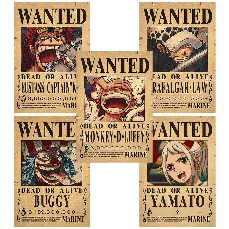 Luffy Bounty Poster Manufacturer - OEM/ODM Custom Cowhide Paper Wall Decoration