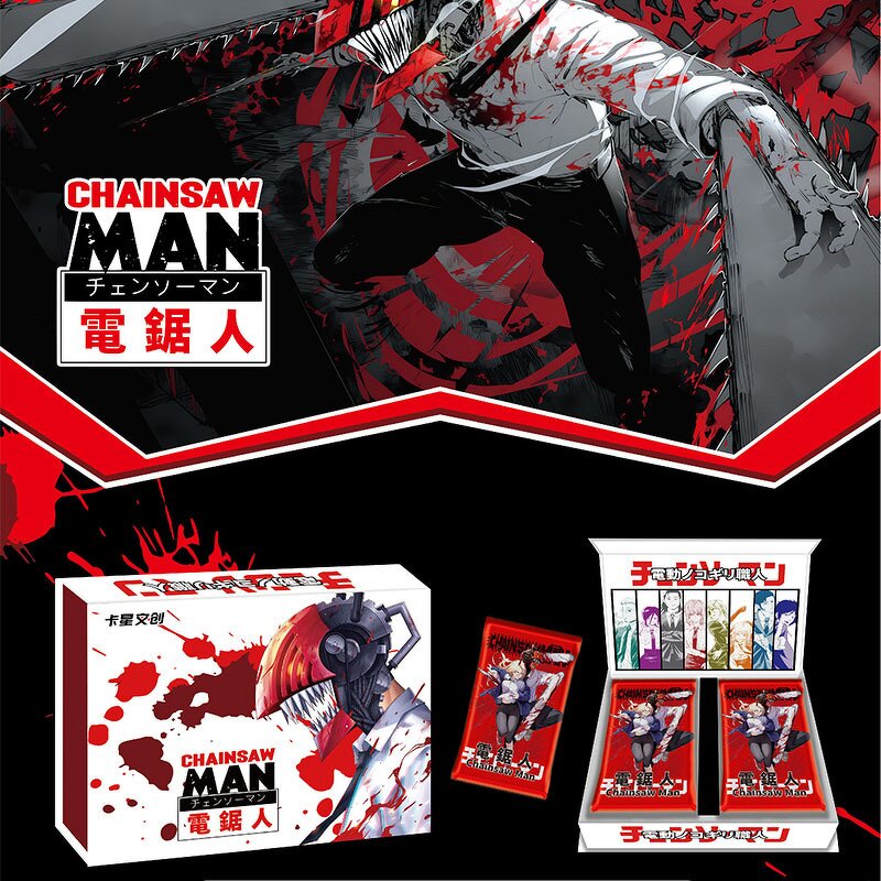 Chainsaw Man Card Box Manufacturer - OEM/ODM Custom Anime Booster TCG Sealed