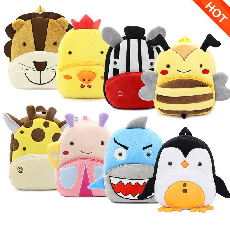 Animal Plush Backpack Manufacturer - OEM/ODM Custom Cartoon Jungle Kids Bag