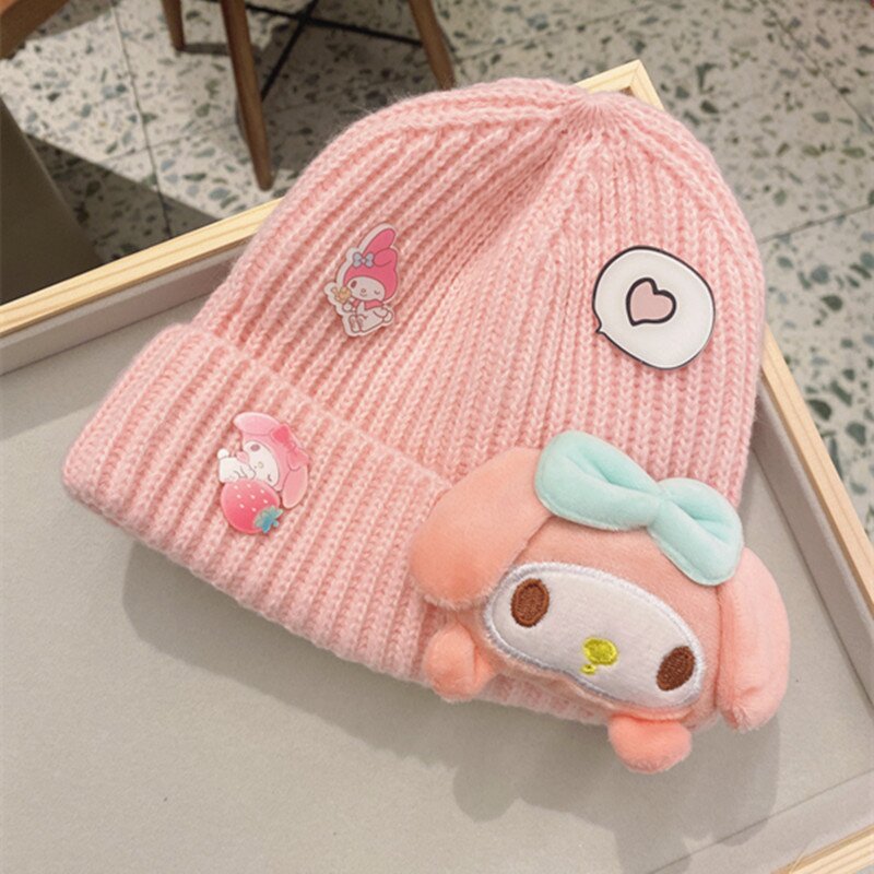 Children Wool Hat Manufacturer - OEM/ODM Custom Sanrios Kuromi Warm Pullover