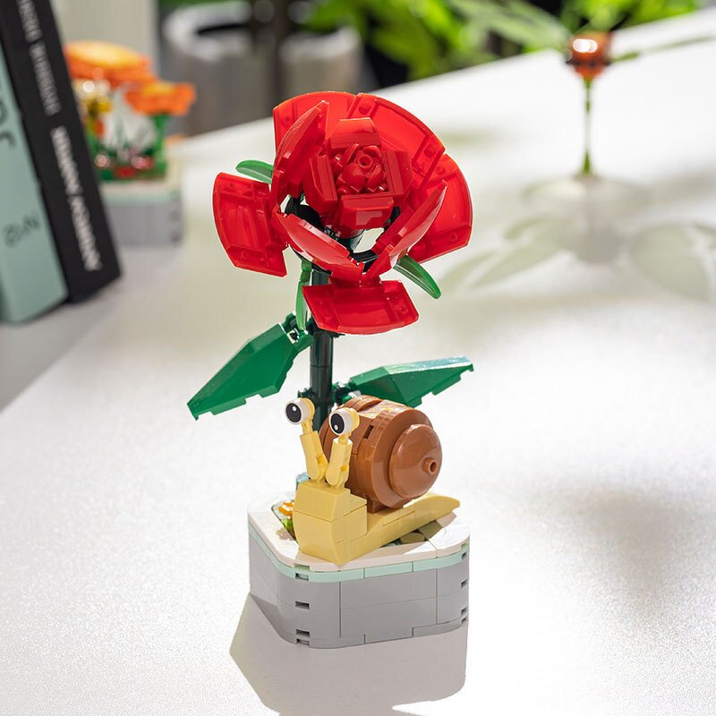 Flower Building Block Manufacturer - OEM/ODM Custom Potted Plants Bricks Toy
