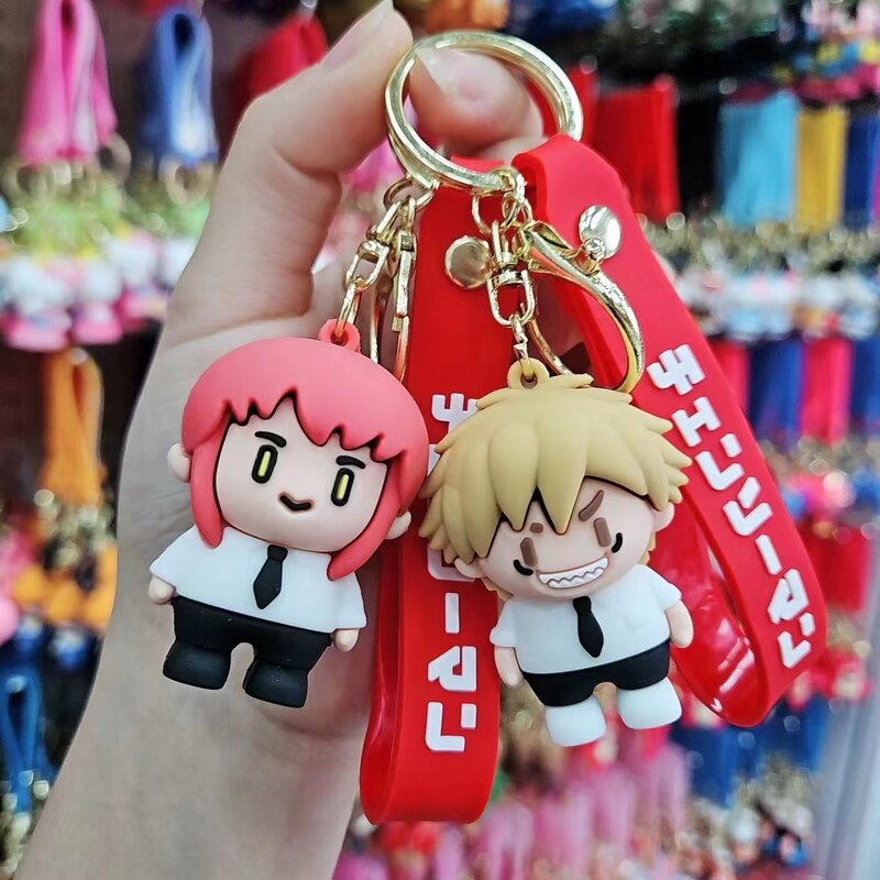 Chainsaw Man Keychain Manufacturer - OEM/ODM Custom 6 Styles Denji Makima 3D