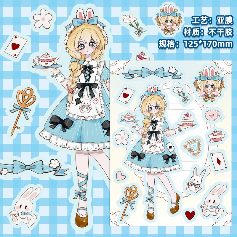 Sailor Moon Sticker Set Manufacturer - OEM/ODM Custom 10 Pcs DIY Puzzle Waterproof