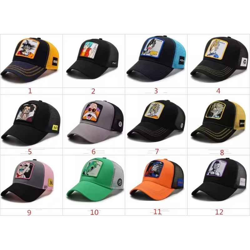 Dragon Ball Baseball Cap Manufacturer - OEM/ODM Custom DBZ Polyester Mesh Hip-Hop