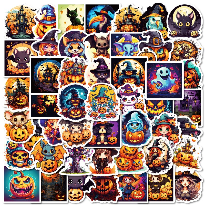 Halloween Sticker Set Manufacturer - OEM/ODM Custom 50 Series Graffiti DIY