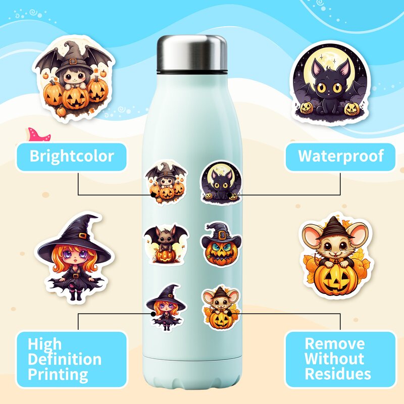 Halloween Sticker Set Manufacturer - OEM/ODM Custom 50 Series Graffiti DIY