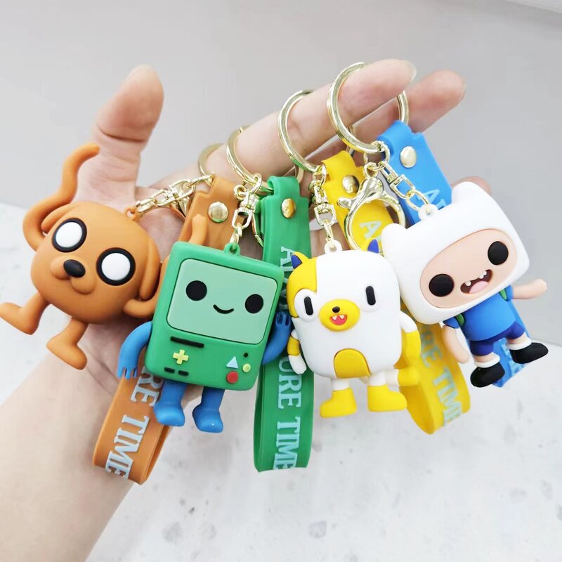 Adventure Time Keychain Manufacturer - OEM/ODM Custom 4 Styles Finn Bubblegum