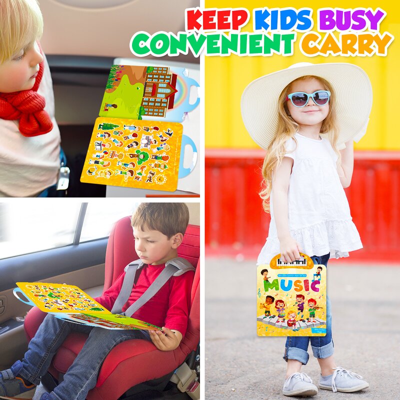 DIY Sticker Book Manufacturer - OEM/ODM Custom Children Early Education Focus
