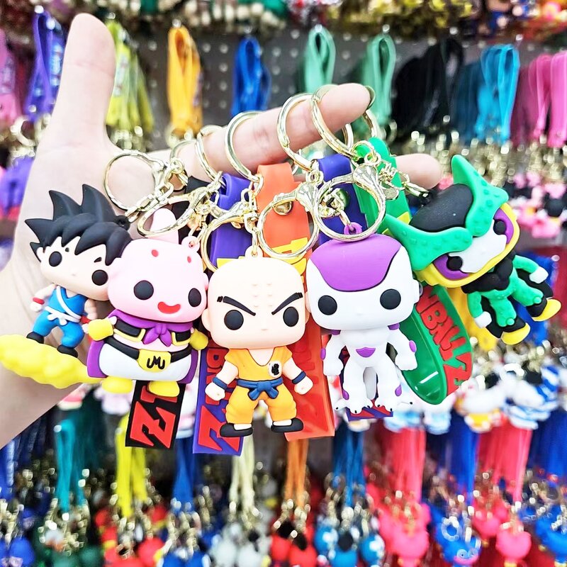 Dragonball Keychain Manufacturer - OEM/ODM Custom 10 Styles Goku Vegeta 3D