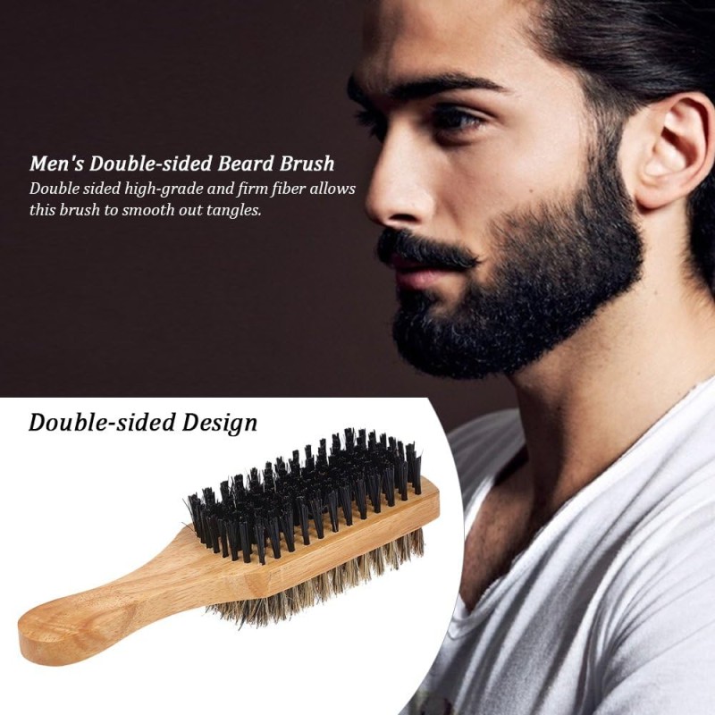 Boar Bristle Brush Factory - OEM Double Sided Multifunctional Detangling