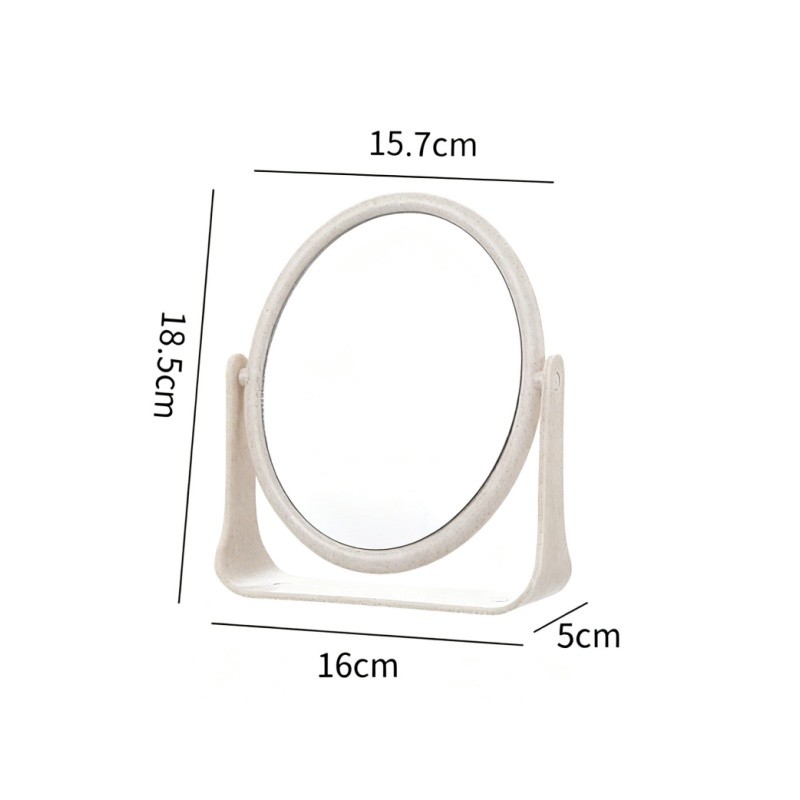 Portable Mirror Factory - OEM Double-Sided Rotatable Desktop Beauty Mirror