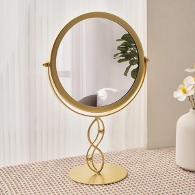 Metal Frame Mirror Supplier - Bulk Single Sided Gold White Black Rotatable