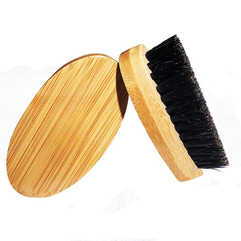 Boar Bristle Brush Manufacturer - OEM Men's Bamboo Wood Beard Grooming Tool