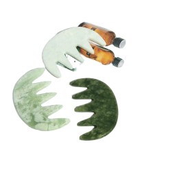 Scalp Massager Factory - OEM Jade Acupoint-Targeted Head Revitalize Comb