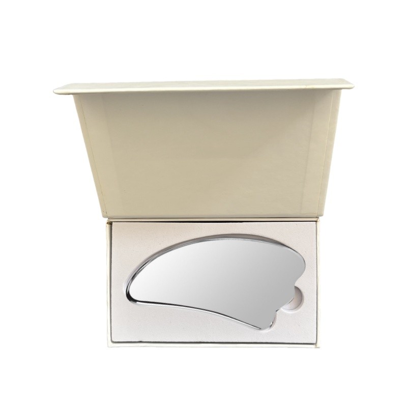 Gua Sha Scraper Factory - OEM 304 Stainless Steel Mirror Finish Wing Shape