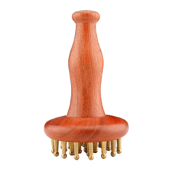 Brass Massage Brush Factory - OEM Solid Brass Head Meridian Therapy Tool