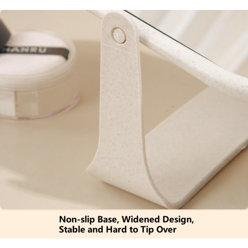 Makeup Mirror Supplier - Bulk Oval Square Double-Sided Rotatable Folding