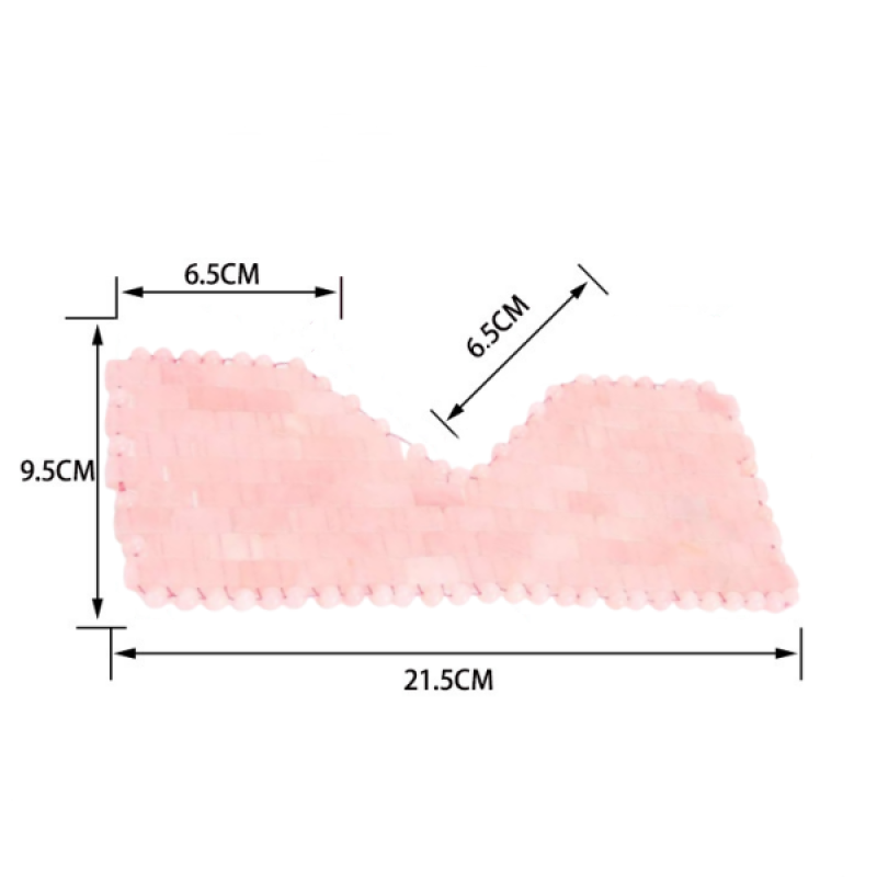 Eye Massager Manufacturer - OEM Premium Natural Cooling Rose Quartz Mask