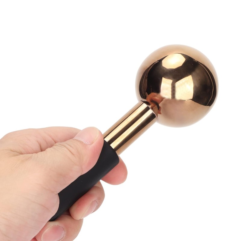 Facial Roller Factory - OEM Stainless Steel Hot Cold Ball Massage Globe