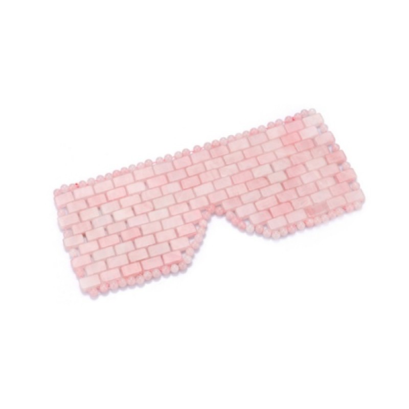 Eye Massager Manufacturer - OEM Premium Natural Cooling Rose Quartz Mask