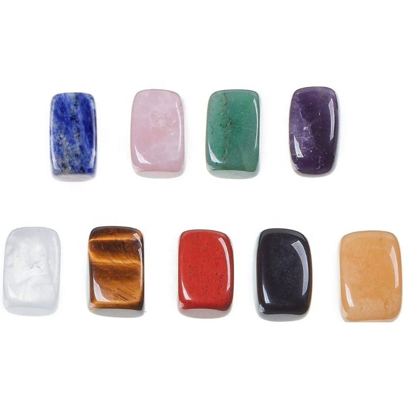 Chakra Stones Factory - Bulk Set of 7 Tumbled Polished Natural Gemstones