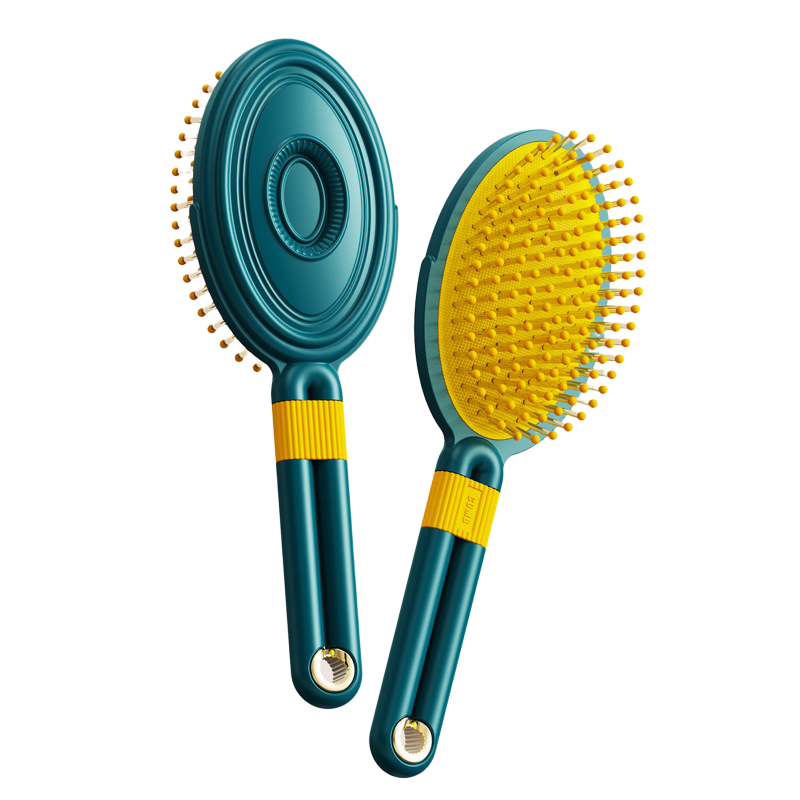 Hair Brush Supplier - OEM Round Rib Hollow Design ABS Scalp Massager
