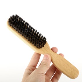 Beard Grooming Brush Supplier - OEM Wood Handle Bamboo Care Brush Set
