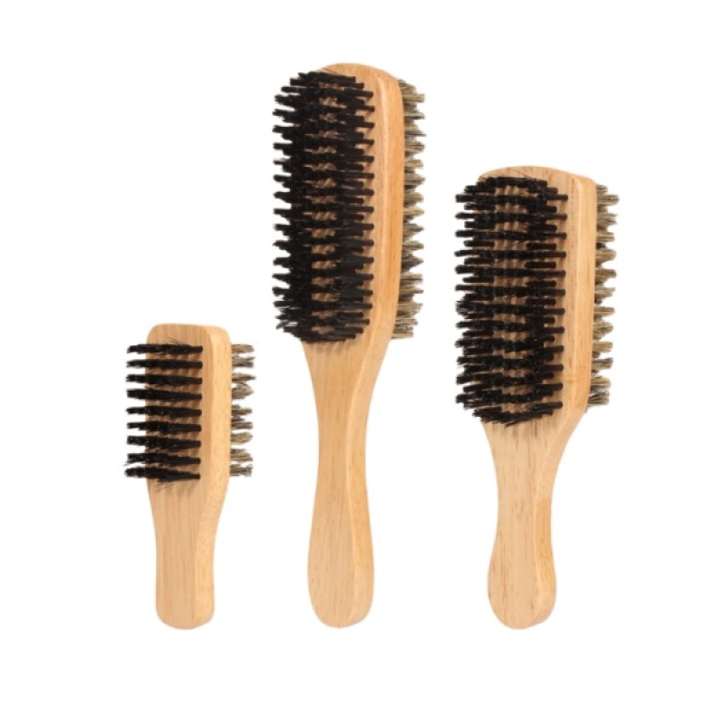 Boar Bristle Brush Factory - OEM Double Sided Multifunctional Detangling