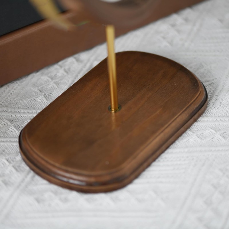 Vanity Mirror Factory - Bulk Oval Wooden Single-Sided Tabletop Stand