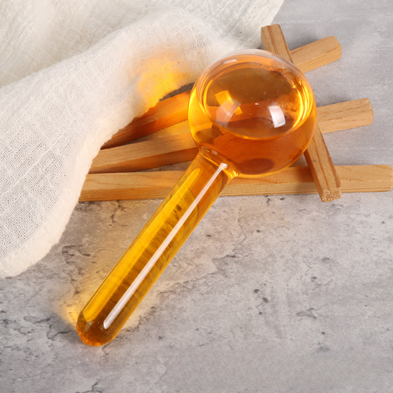 Cryo Skincare Tools Supplier - Bulk Cooling Liquid Glass Massage Roller Ball