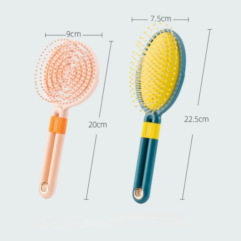 Hair Brush Supplier - OEM Round Rib Hollow Design ABS Scalp Massager