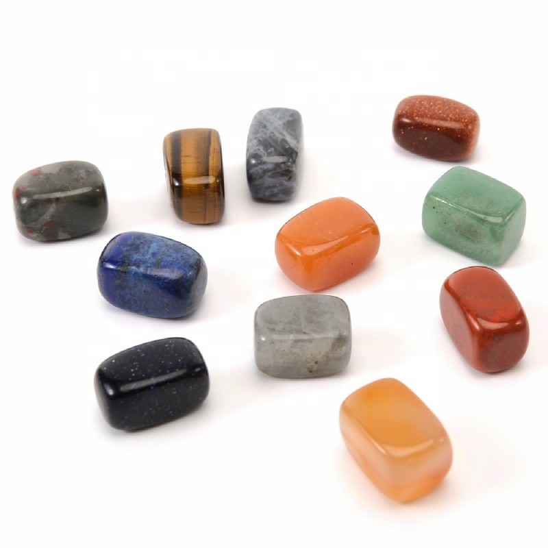 Chakra Stones Factory - Bulk Set of 7 Tumbled Polished Natural Gemstones
