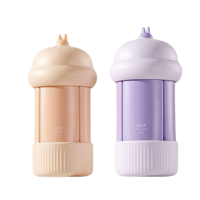 Travel Dispenser Factory - Bulk 4-in-1 Leak-Proof 60ml Bottle Set