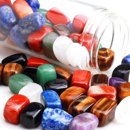 Chakra Stones Factory - Bulk Set of 7 Tumbled Polished Natural Gemstones