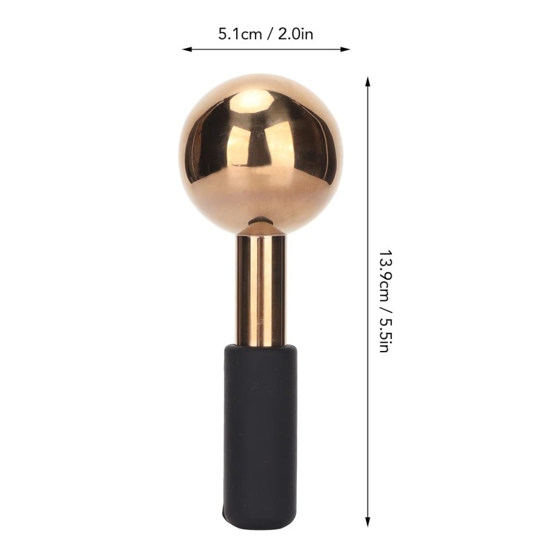 Facial Roller Factory - OEM Stainless Steel Hot Cold Ball Massage Globe