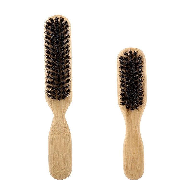 Beard Grooming Brush Supplier - OEM Wood Handle Bamboo Care Brush Set