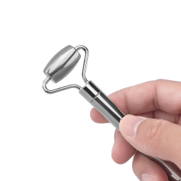 Facial Roller Manufacturer - Bulk Dual-Ended Silver Wrinkle Lifting Massager