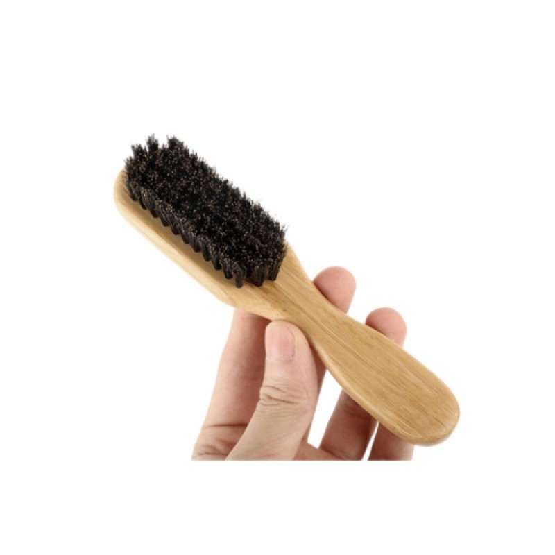 Barber Comb Manufacturer - OEM Men's Anti-Static Wood Handle Boar Bristle