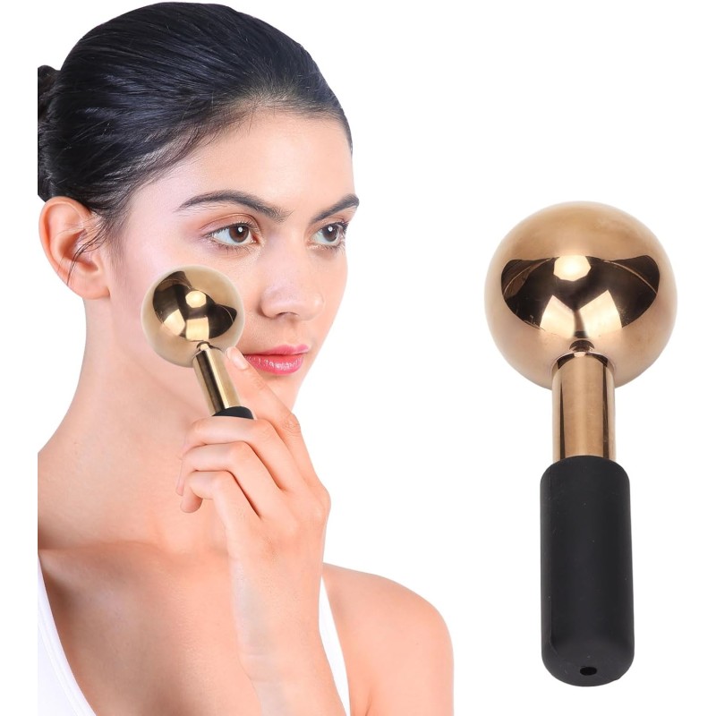 Facial Roller Factory - OEM Stainless Steel Hot Cold Ball Massage Globe